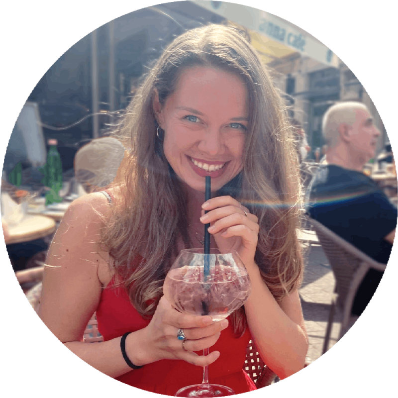 Das bin ich, bondes Mädel von gluveg.